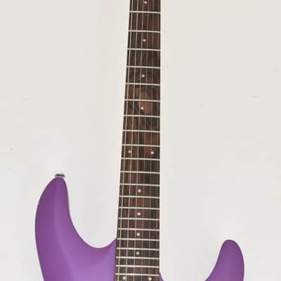 Schecter C-6 Deluxe Guitar Satin Purple B-Stock 1008 image 3
