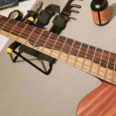 Oakland Axe Factory OXC 7 *SOLID Ebony Neck* Headless image 2