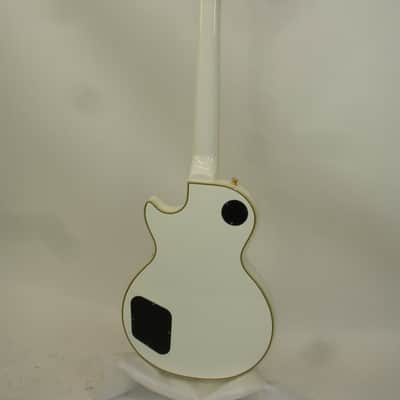 2015 Epiphone Les Paul Custom Pro Electric Guitar, Gold Hardware, Alpine White image 13