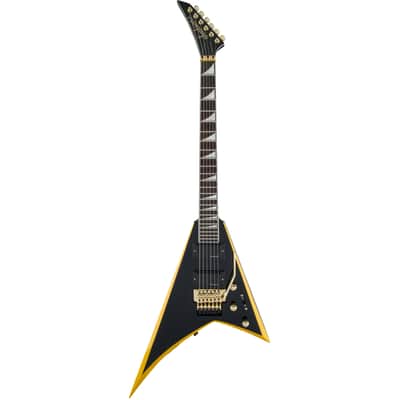 Jackson X Series Rhoads RRX24 IL Black with Yellow Bevels - Electric Guitar image 1