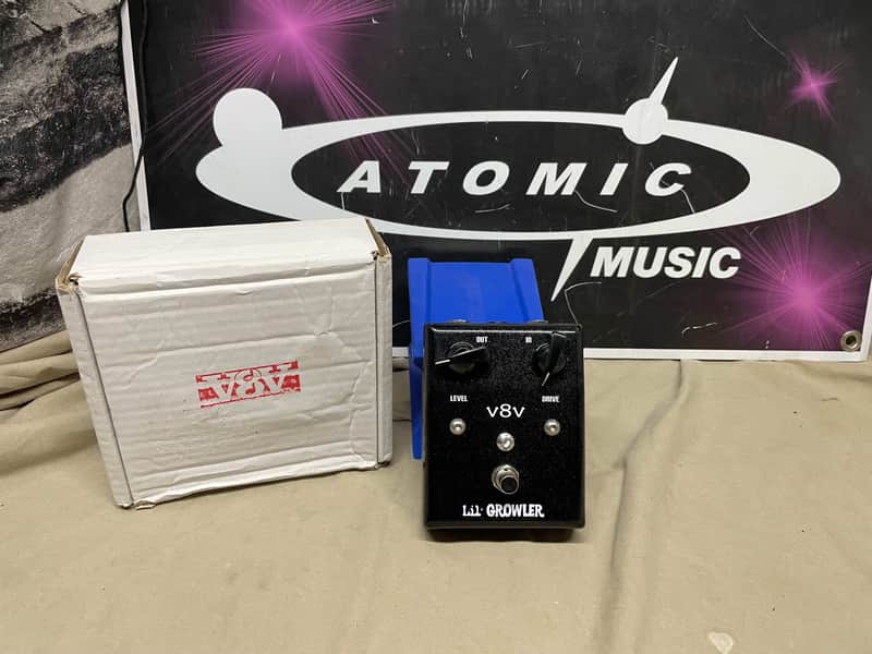 V8V Lil' Growler Hybrid Silicon Germanium Fuzz Pedal 1 of 15 2020 Black image 1