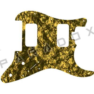 Custom Pickguard For 2018 - 2024 Charvel San Dimas So-Cal Custom Shop H-H - Gold Pearl/Black/White/Black .090" image 1