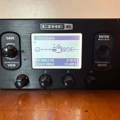 Line 6 POD HD Pro Rackmount Multi-Effect and Amp Modeler 2011 - 2013 - Black image 2
