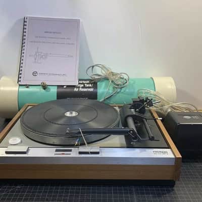 Thorens TD 125 MKII w/ ET Tonearm 2 Air Arm & Airtech Surge Tank Reservoir image 1