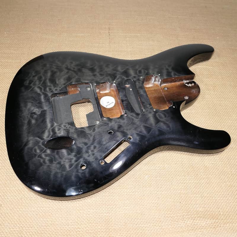 Body Gray, Genuine 2011 Ibanez S570DXQM Mahogany w/ quilted maple top image 1