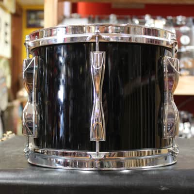 1980s Yamaha Recording Custom Outfit in Solid Black 14x22 8x10 8x12 9x13 10x14 12x15 image 18