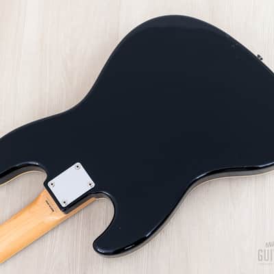 2012 Fender Jazz Bass JB/HO Semi-Hollow Mahogany Body Black, Blocks & Binding, Japan MIJ image 15