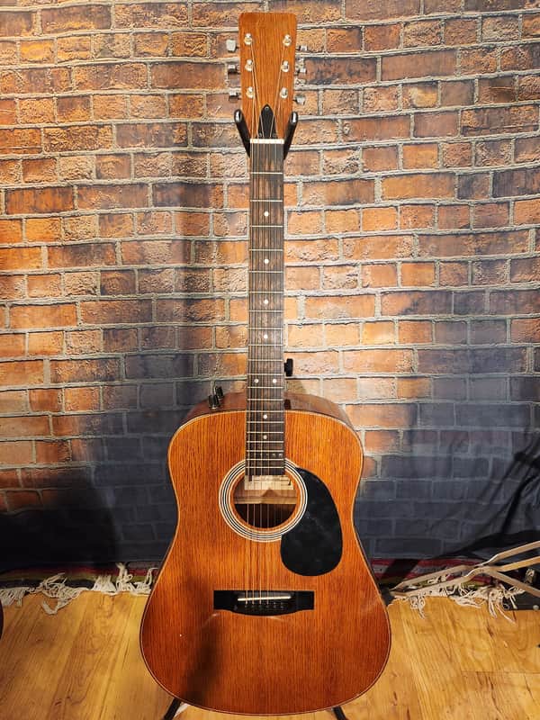 Harmony H160E Dreadnought Natural-Set Up image 1
