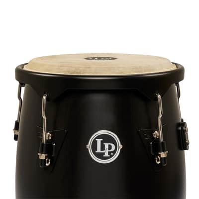 LP Latin Percussion City II 10-11 Conga Set Mango Black W/double Stand imagen 3