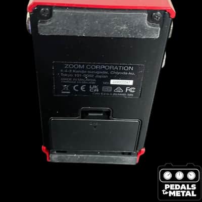 Zoom MS-60B+ MultiStomp 2024 - Present - Red - X17927 image 6