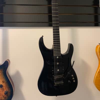 Greg Curbow High End - Handmade - 6 String Guitar - Floyd Rose - Scalloped Frets - Pre Serial Number 1990 - Black Gloss image 1