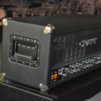 CRATE BV300H Blue Voodoo 300-Watts all tube powerhouse Guitar/Bass head*made at the old Ampeg factory/St.Louis/USA*excellent condition from our showroom*original user manual*clean channel=1969 SVT circuit!WOW! image 13