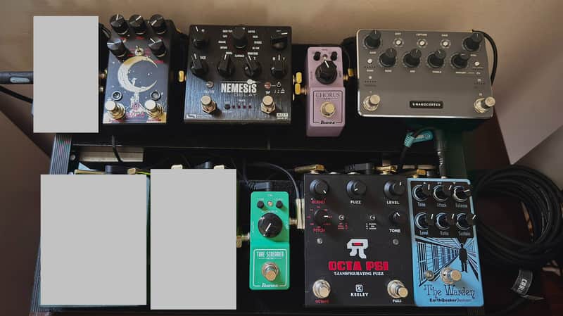 Pro-Level Boutique Pedalboard – Nano Cortex, Nemesis Delay, Walrus Obsidian LTD Slotva, Tubescreamer mini, Keeley image 1