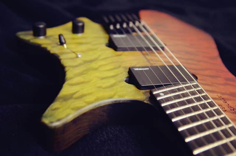 Strandberg Made to Measure 2017 Red yellow burst image 1