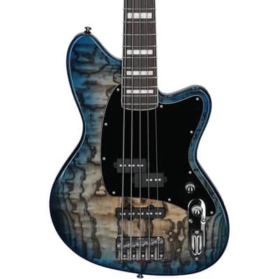 Ibanez TMB405 Talman Electric Bass, Cosmic Blue Starburst image 7
