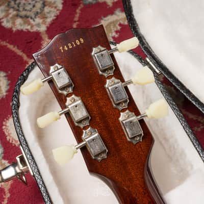 Gibson Les Paul Standard '57 Reissue Left-Handed - Goldtop Darkback VOS #742109 Second Hand image 22
