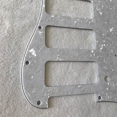 For Fender Stratocaster Strat P90 3 Pickup Guitar Pickguard, 4 Ply White Pearl image 5