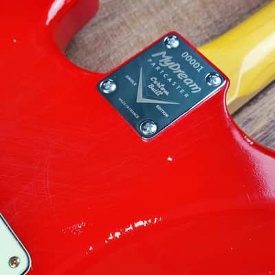 MyDream Partcaster Custom Built - Relic Dakota Red Mark Knopfler image 4