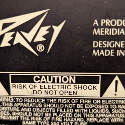 Peavey 700 Series Bass Amp Rack Mount Solid State 700 Watts Tour Series 2000s - Black Metal Grey Chrome image 10