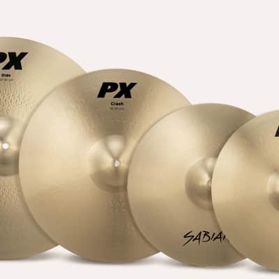 Export 5 Piece Shell Pack 22/16/13/12/14 Pure White - Hardware And Sabian Cymbals image 8