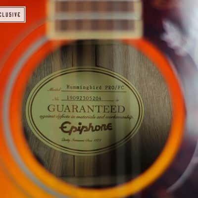 Epiphone Hummingbird Pro Acoustic/Electric Guitar image 5