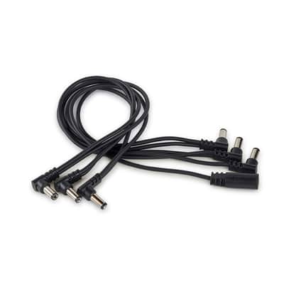 RockBoard Flat Daisy Chain Cable, 6 Outputs, angled