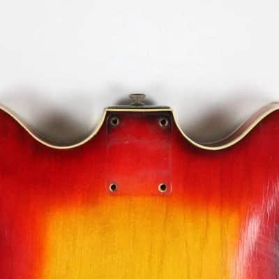 1967 Vintage Fender Coronado II XII Sunburst BODY USA 1960s Early-CBS image 5