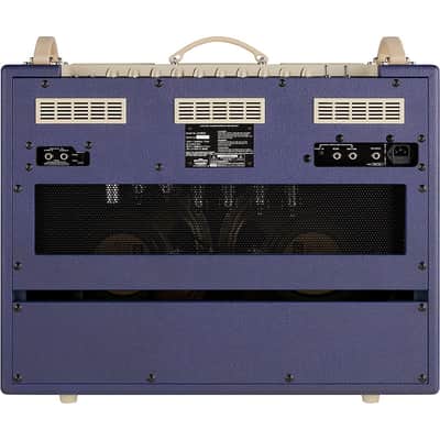 VOX AC30 Custom 30W 2x12 Limited-Edition Tube Guitar Combo Amp Regular Blue/Cream image 2