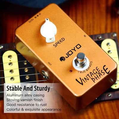 Joyo JF-06 Vintage Phase Effect Pedal Beautifully Re-Creates Classic Phaser Sounds of 70's for Electric Guitar Effect - True Bypass image 7