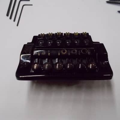 Vintage 80's Kahler USA 2300 Professional Black flat mount tremolo bridge image 6