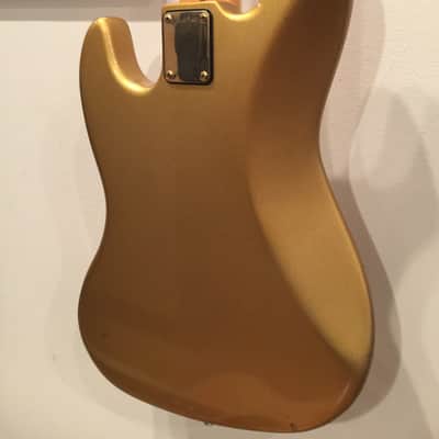 Fender Jazz Bass SPECIAL Shorline Gold Smith Era RARE Bound Maple Neck OHSC 1982 image 16