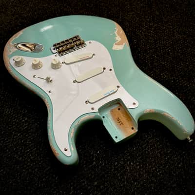 MJT Loaded Body Stratocaster 2020s - Surf Green image 5