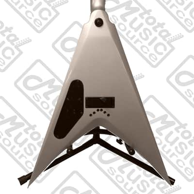 Dean Guitars Dave Mustaine Signature Guitar with Case, Metallic Silver, VMNT MSL image 8