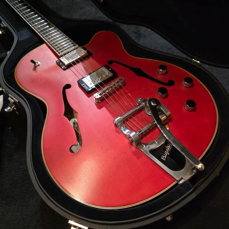 Hofner President Gold Label Custom Shop Cherry Red image 1