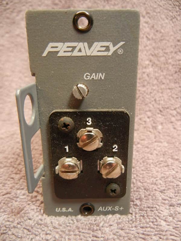 Peavey AUX-S+ Auxiliary Input Module for MMA amps and mixers. Tested and Working image 1