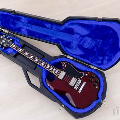 1976 Gibson SG Standard Vintage Guitar Wine Red w/ Tarback & Top, Chainsaw Case image 19