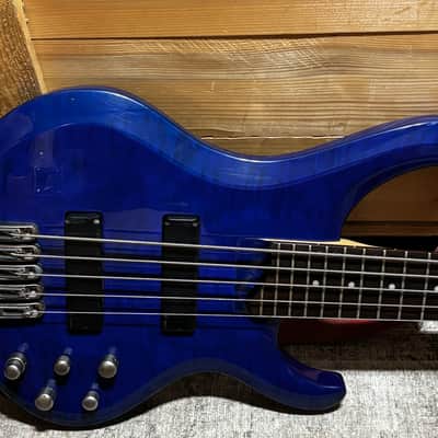 Ibanez BTB405QM-TB Standard 2001 - 2002 - Transparent Blue image 2