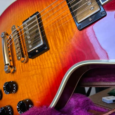 Gibson Les Paul Custom Plus 1997 Cherry Sunburst + OHSC image 5