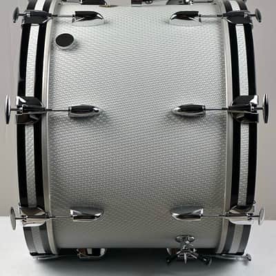 Gretsch 20/12/14/5.5x14" USA Custom Drum Set - 3D Moire w/ Vintage Build image 7