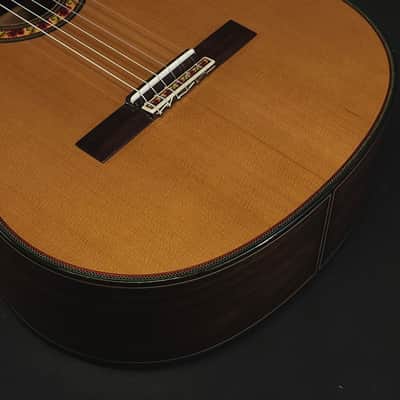 New Jose Ramirez Cedar Guitarra del Tiempo Studio Classical Nylon String Guitar w/ Logo'd Hard Case image 11