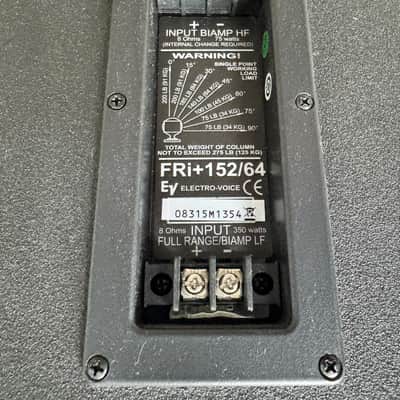 Electro-Voice FRi+152/64 Speaker Excellent Condition Church Owned Amazing Sound - Black image 4
