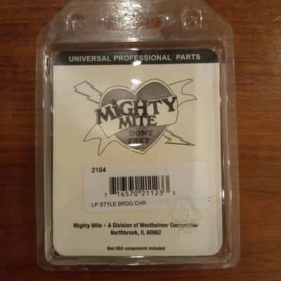 Mighty Mite 2104 LP style Bridge - Chrome image 4