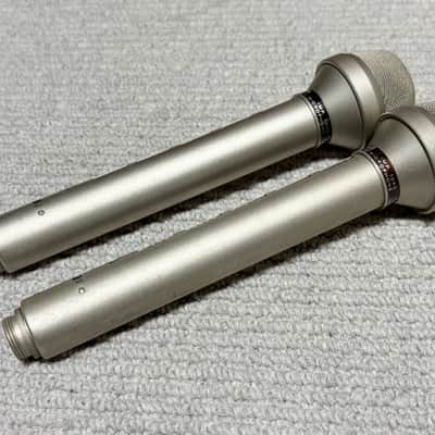 Aiwa DM-68 Stereo pair Vintage microphone w/cable, holder, case image 10
