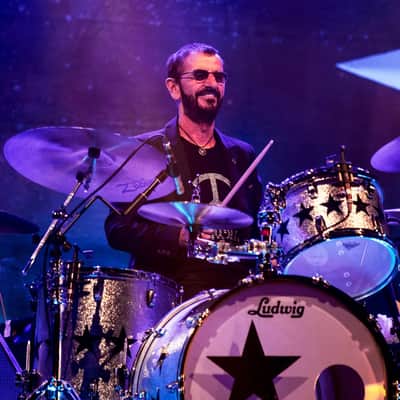 Ringo Starr's Stage Played and Signed 14" Remo Snare Drum Head. Authenticated! image 2