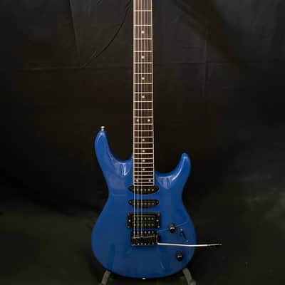 Samick Superstrat made in Korea Superstrat blue Hss image 2