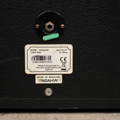 Marshall 1960AHW 4x12 Speaker Cabinet Owned by Maroon 5 #57469 image 15
