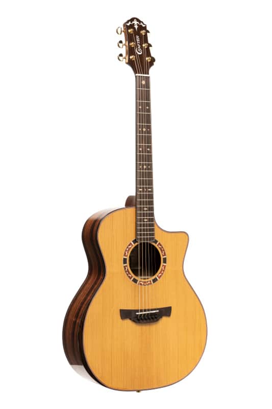 VL G22CE VVS VL series 22, Grand auditorium acoustic-electric cutaway with solid VVS spruce top Crafter image 1