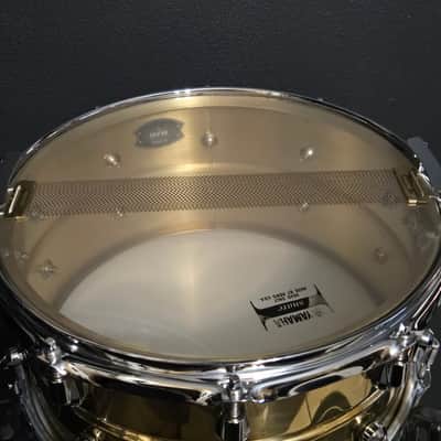 Yamaha SD4470 Nouveau 14x7" Brass Snare Drum image 6