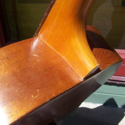 Harmony H165 mahogany 000 size guitar w/hsc 1960s image 7