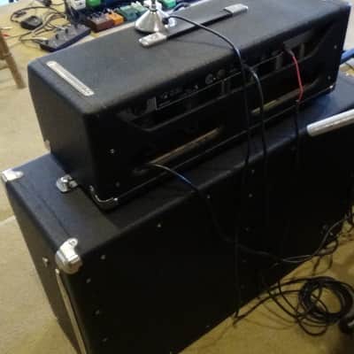 Fender Bandmaster 40-Watt 2-Channel Amp 1963 - 1967 - Black Panel w/2x12 cab image 2